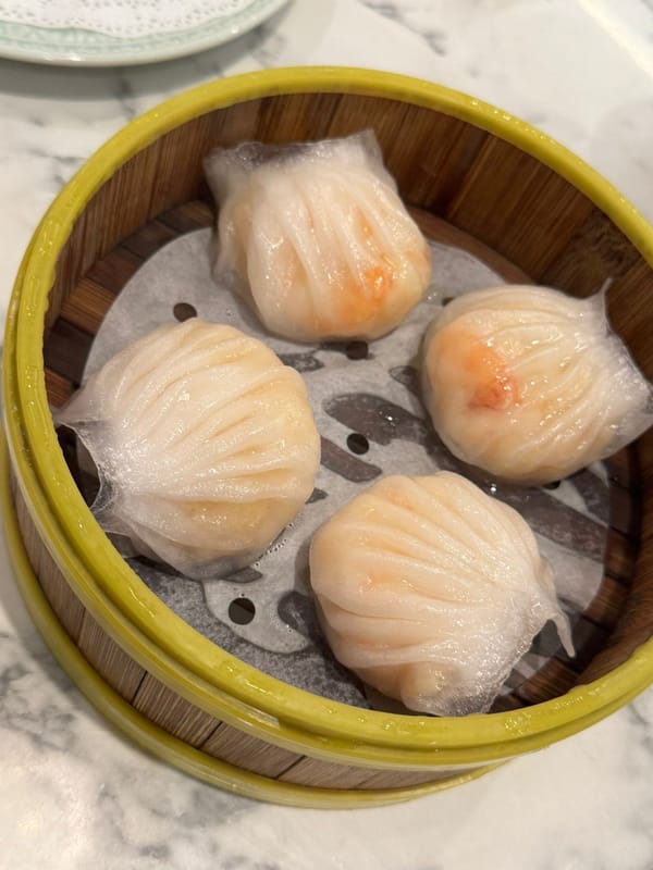 Singapore's Cantonese Dim Sum recommendations - the background